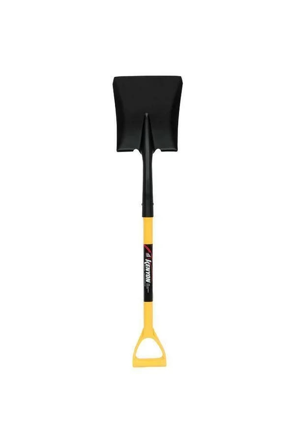 Kenyon S550 Irrigation Square Point Shovel 28x22 Polymer Fiberglass Core 49643