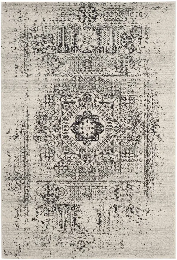 Safavieh Evoke EVK260T 6&7x22 x 9&0x22 Ivory - Black Area Rug