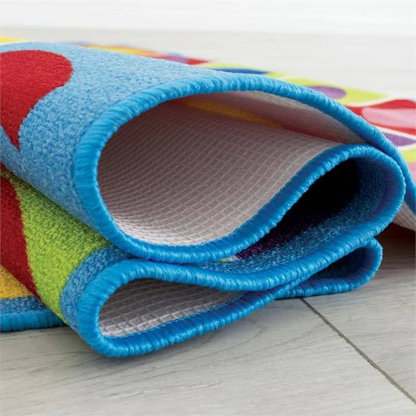 Furniture of America Charlie Fabric 4&9x22 x 6&9x22 Area Rug in Multi-Color - IDF-RG5210