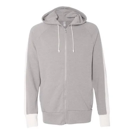 Alternative - Men's Franchise Vintage French Terry Hoodie-SMOKE/ PORCELAIN-S