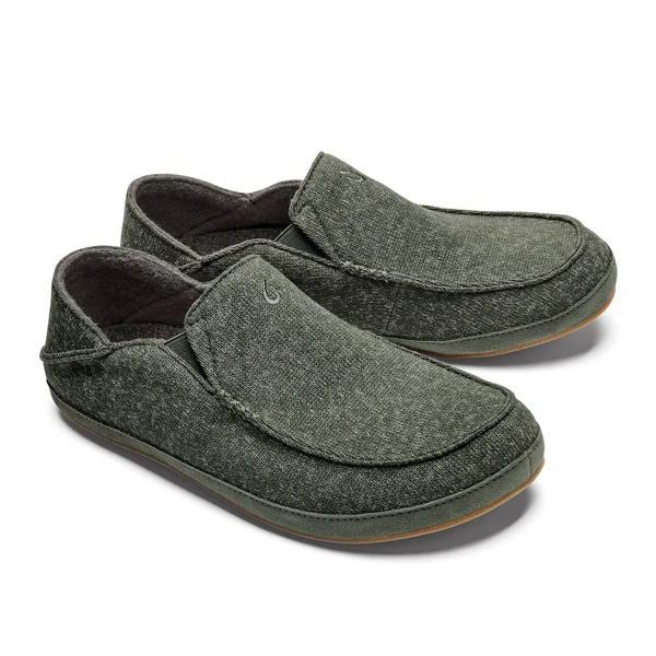 Olukai Moloa Hulu Men's Slippers Deep Olive - Dusty Olive - 7