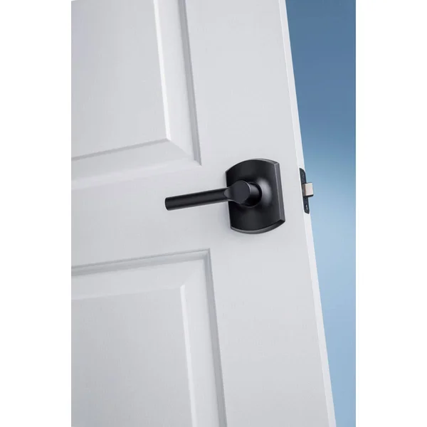 Schlage F51-BRW-GRW Broadway Single Cylinder Keyed Entry Door Lever Set with Dec Satin Nickel