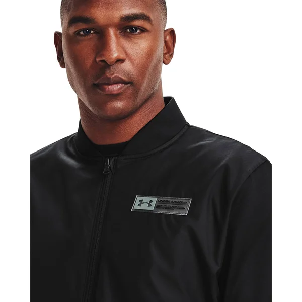 Under Armour Men's Armour Fleece Storm Bomber Jacket - Black, MD