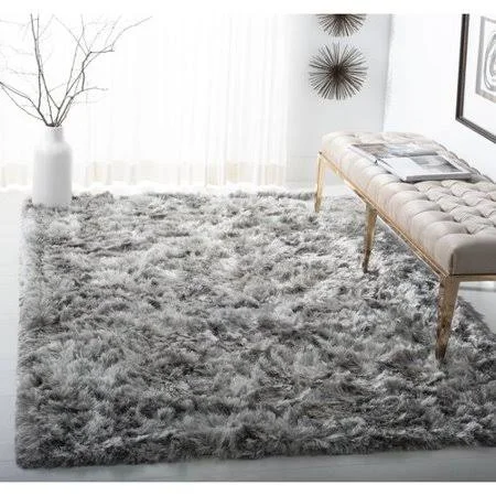 Mercer41 Morrell Hand-Tufted Gray Area Rug - Size: Rectangle 5& x 8&