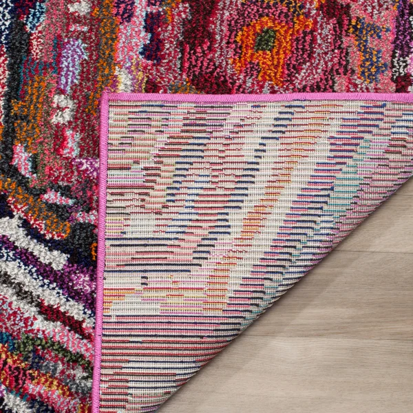 Safavieh Monaco Pink/Multi 8 ft. x 11 ft. Area Rug
