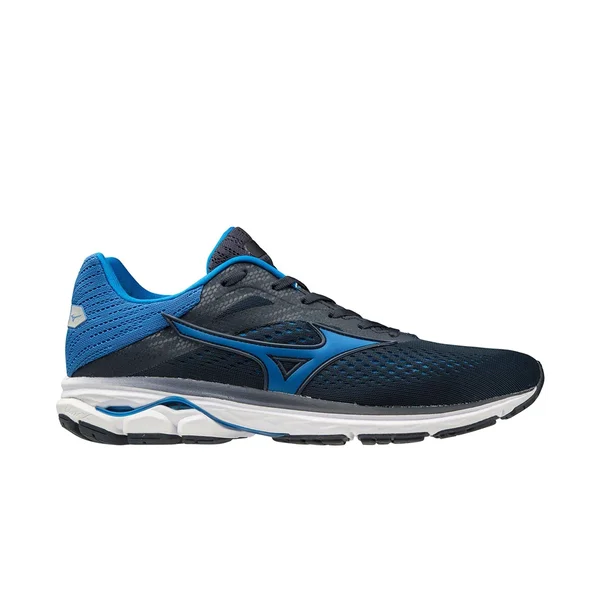 Mizuno - Men's Wave Rider 23 Running Shoe, Navy Blazer-Skydiver, Size 7 1/2