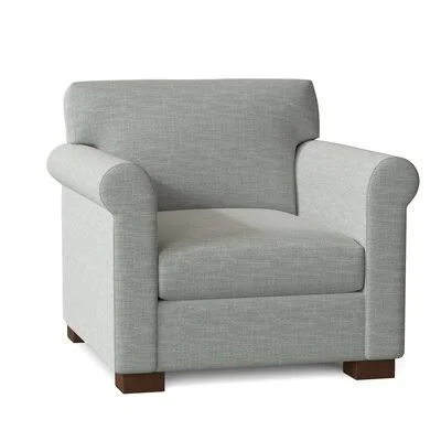Lara 40x22 Wide Armchair Wayfair Custom Upholstery Body Fabric: Empress Taupe