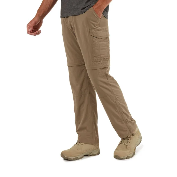 Craghoppers Mens NosiLife Convertible II Pants - 33S, Pebble