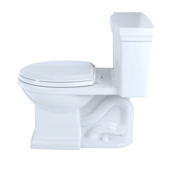 Toto Promenade II One-Piece Elongated 1.28 GPF Toilet with CeFiONtect and Right-Hand Trip Lever, Cotton White (MS814224CEFRG#01)