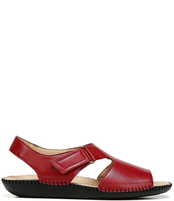 Naturalizer Scout Slingback Sandals - White Leather