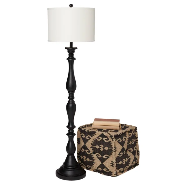 Abbyson Denver Floor Lamp in Espresso