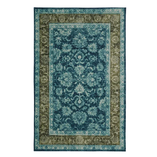 Mohawk Prismatic Worcester Teal 8& x 10& Area Rug
