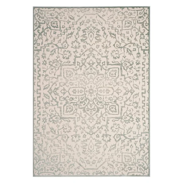 Safavieh Noble Nbl691-7680 8&0x22 x 10&0x22 Light Blue - Ivory Area Rug
