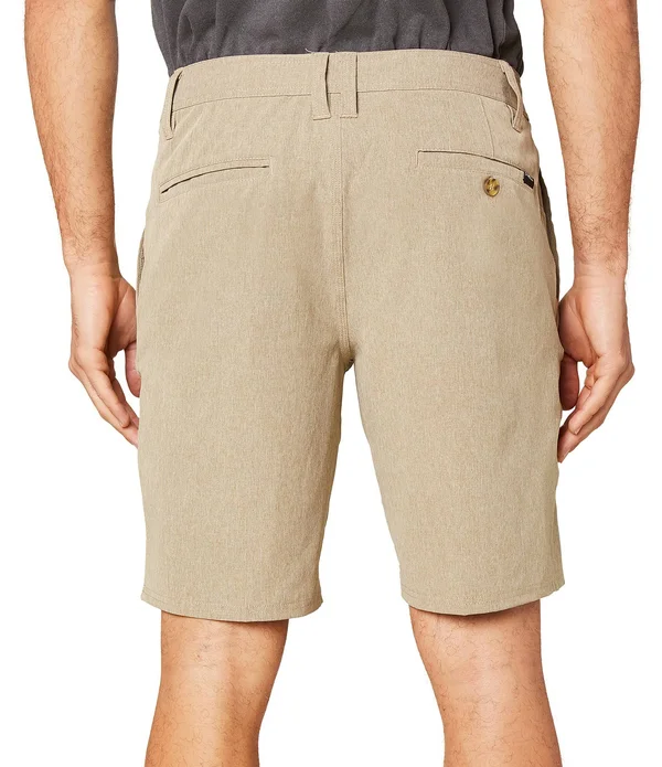 O&Neill Men's Reserve Heather 19x22 Hybrid Shorts Khaki 33