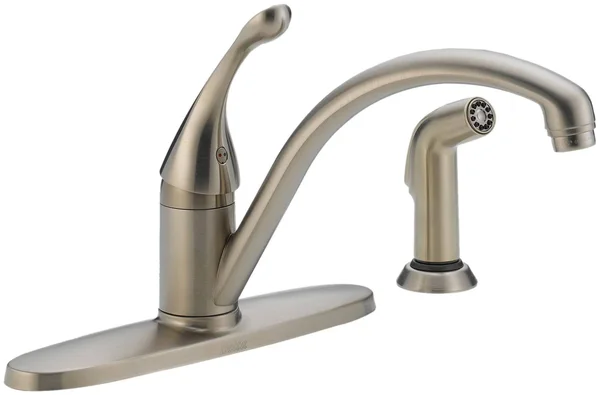 Delta 440-SSWE-DST Collins Single Handle Water-Efficient Kitchen Faucet with Spray Stainless