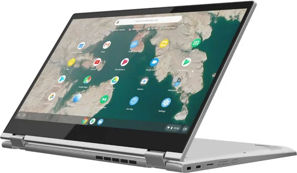 Lenovo C340-15 81T9 15.6″ Convertible Chromebook - Pentium Gold 4417U 2.3 GHz - 4 GB, 4 GB RAM - 64 GB SSD - Mineral Gray