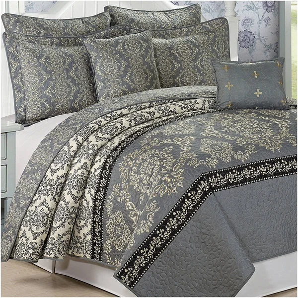 Serenta Austin Geo 7 Piece Coverlet Set; King