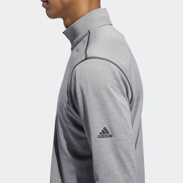 Adidas UV Protection 1/4 Zip Sweatshirt Men's - Size: Large, Grey