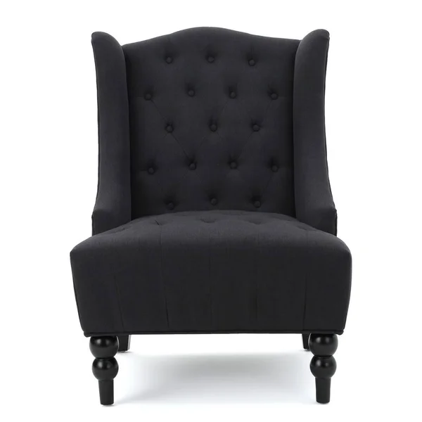 Christopher Knight Home Toddman Fabric High Back Club Chair - Dark Charcoal