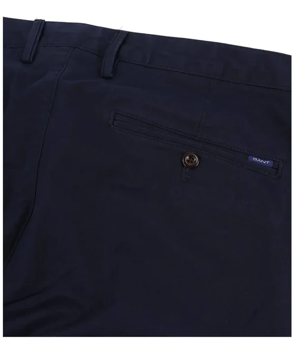 Gant Slim Chino Trousers Navy