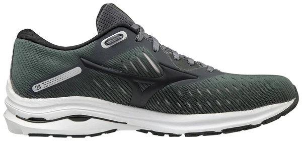 Mizuno Men's Wave Rider 24 Safety Yellow-Nimbus Cloud - 13