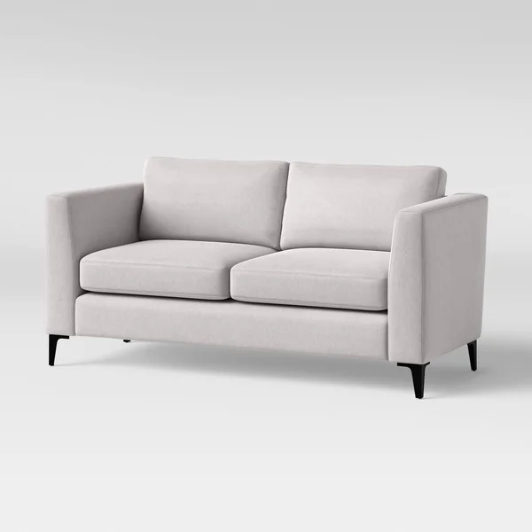 71x22 Medway Sofa with Metal Legs Light Gray - Project 62