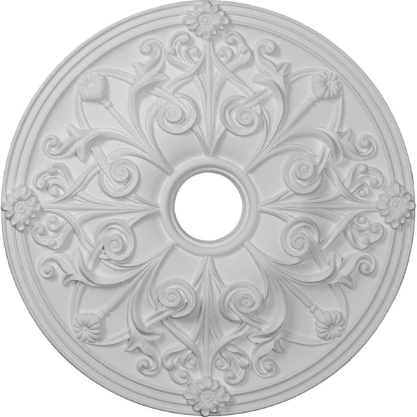 23 5/8x22OD x 3 7/8x22ID x 2 1/8x22P Jamie Ceiling Medallion (Fits Canopies Up to 3 7/8x22) - Hand-Painted Gobi Desert