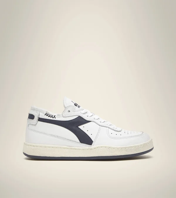 Diadora Mi Basket Row Cut White