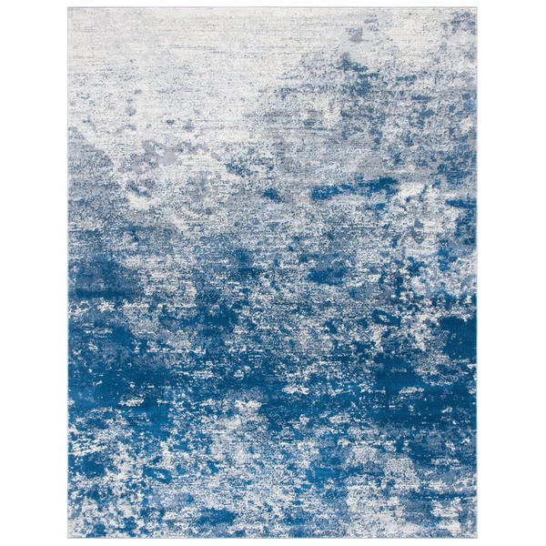 Safavieh Brentwood Alaia Abstract Runner Rug - Grey/Ivory, 2& x 14&