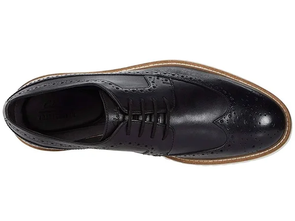Men's Clarks Ernest Limit Wing Tip Oxford, Size: 7, Black