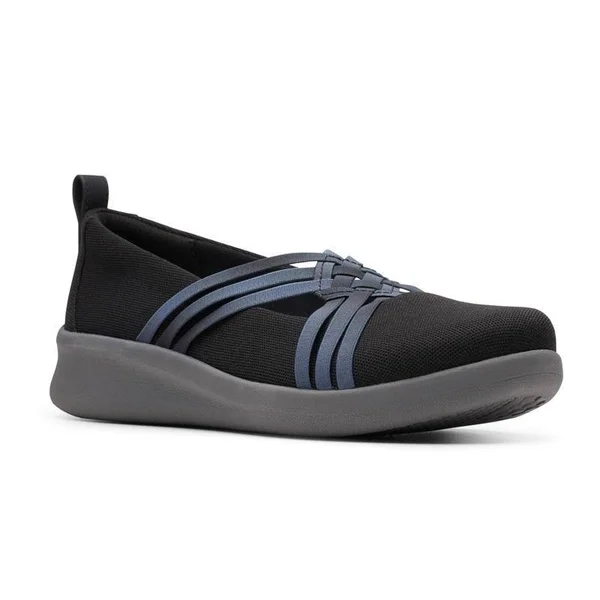 Clarks Sillian Cora Women's Casual Shoe Black, W, 9
