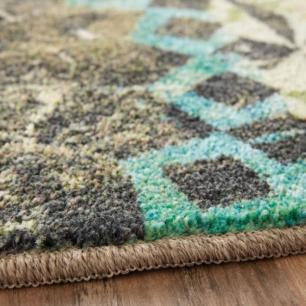 Mohawk Home Caloundra Turquoise 8 ft. x 10 ft. Indoor Area Rug