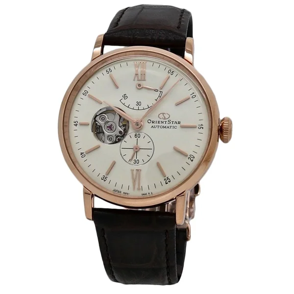 Orient Men's RE-AV0001S Star Brown Leather Watch