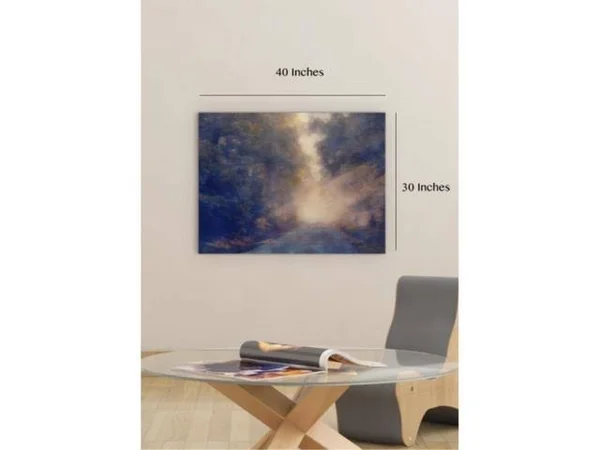 36x22 x 48x22 Hazy Road Matte Canvas by Amrita Sen in Multi-Color