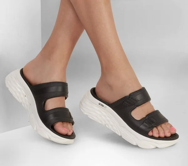 Skechers Women's Cali Gear Max Cushioning Incite Slide - Black/White