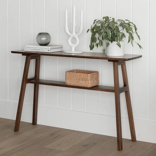 Solid Walnut Console Table - Article Kirun Modern Furniture