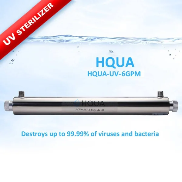 HQUA-OWS-6 Ultraviolet Water Purifier Sterilizer Filter for Whole House Water PU