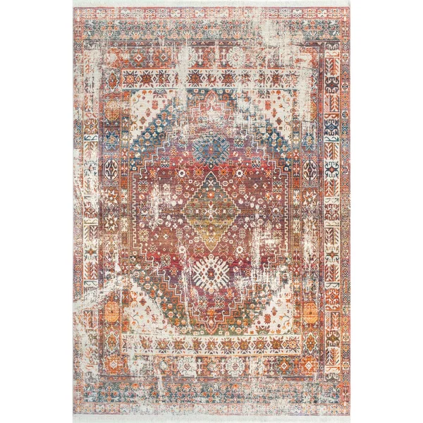 nuLOOM Rust Indoor Southwestern Area Rug 12 x 15 KHMC07B-12015