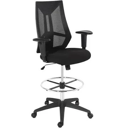 Poly and Bark Benicia Drafting Chair, Size: Grey, Gray