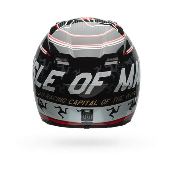 Bell Qualifier DLX Isle of Man Black/Red Full Face Helmet