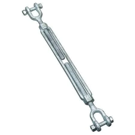 National Hardware N177-592 Jaw & Jaw Turnbuckle 1/2 by 9 inch Galvanized Forged Steel