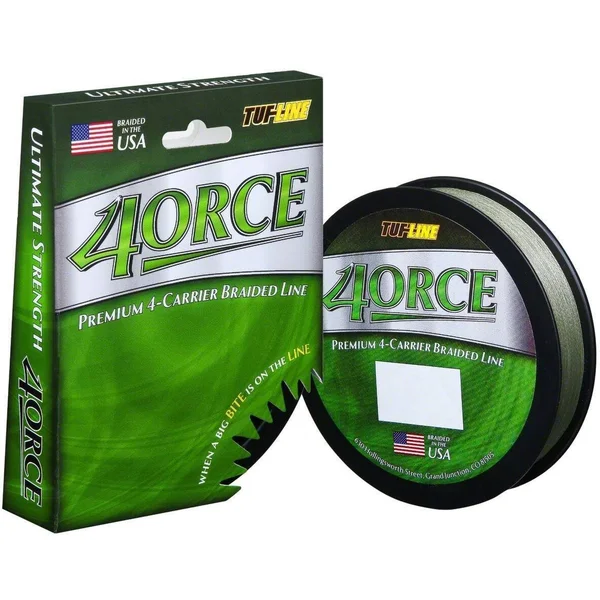 Tuf-Line 4orce Braided Line 4-Carrier 80lb 2, 500Yd Green