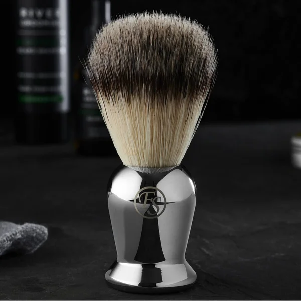 Men's Shaving Brush - Steel, Other Metal, Frank Shaving