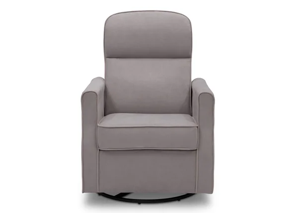 Delta Children Clair Slim Nursery Glider Swivel Rocker Chair - Graphite