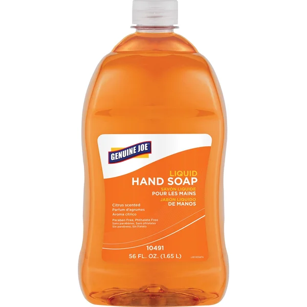 Genuine Joe Citrus Scented Liquid Hand Soap - Citrus Scent - 56 fl oz