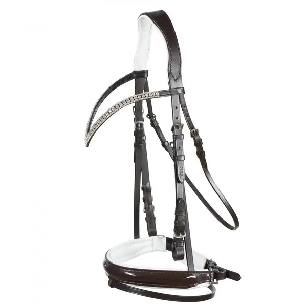 Horze Grayson Snaffle Bridle Pony - Dark Brown