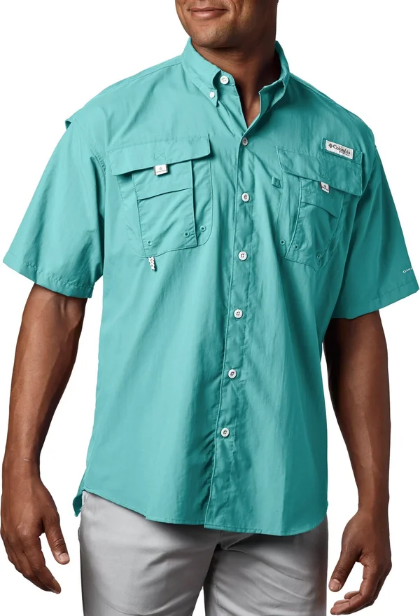 Columbia Bahama II S/S Shirt Xxs, Gulf Stream