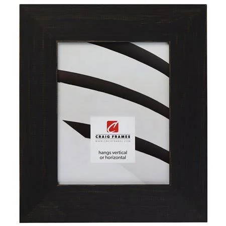 Craig Frames Jasper Wide - 16x20 inch Picture Frame, Country Charcoal Black, Size: 16 x 20