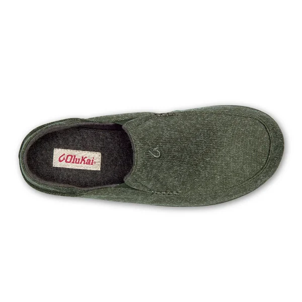 Olukai Moloa Hulu Men's Slippers Deep Olive - Dusty Olive - 7