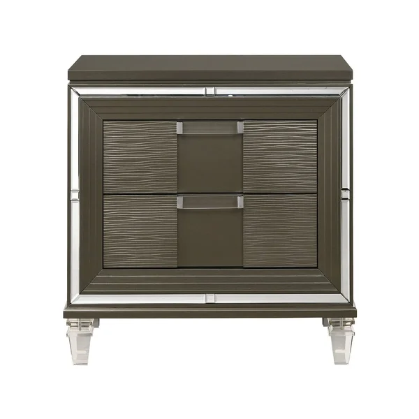 Picket House Furnishings Charlotte 2 Drawer Nightstand with USB